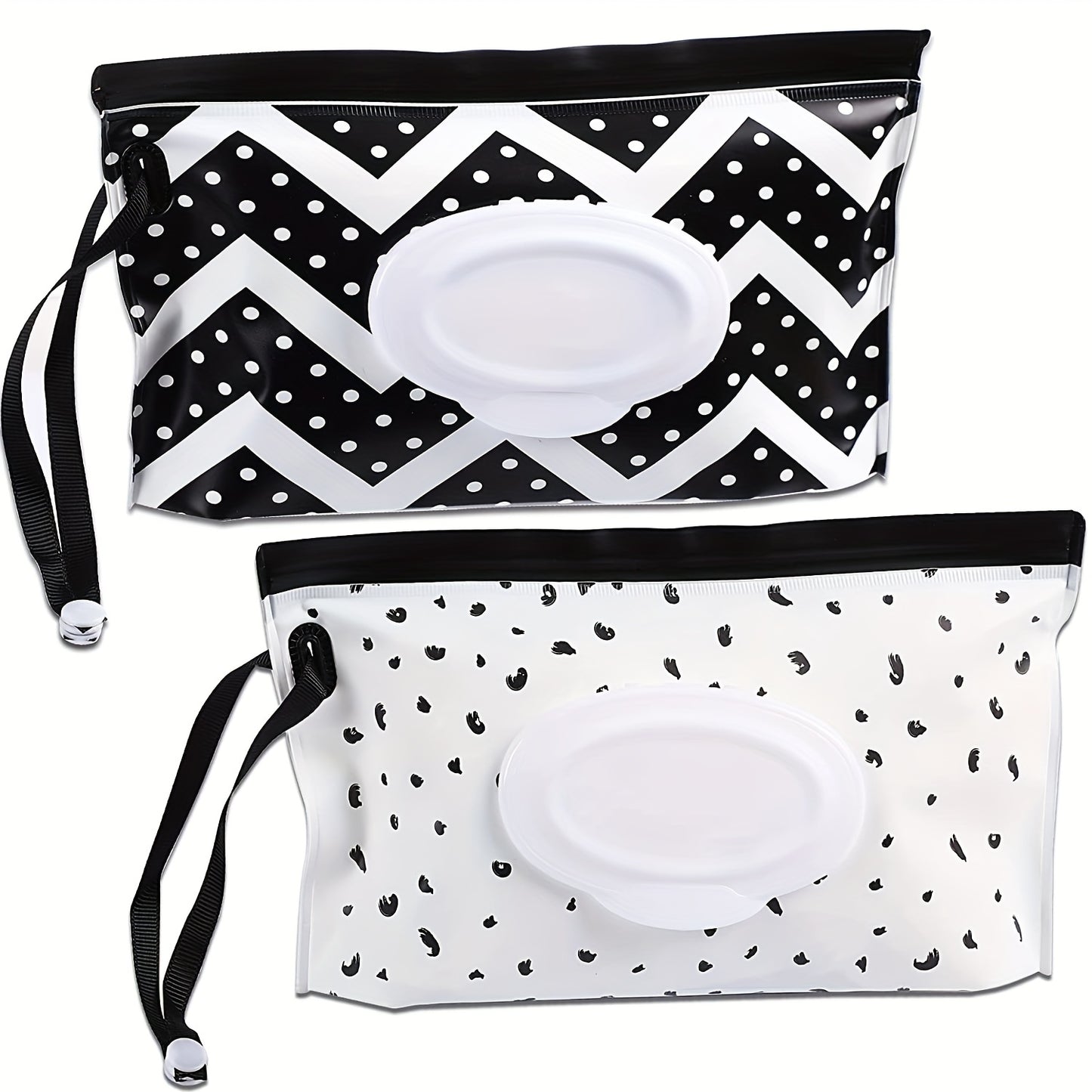 2pcs/set Portable Baby Wipes Container - Reusable Wet Wipe Pouch for Travel - Dispenser Holder for Easy Access - Keep Your Baby Clean and Comfortable on the Go