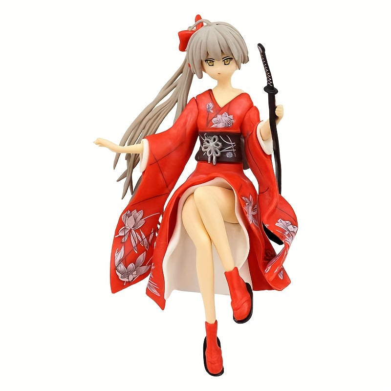 Anime Action Figure: Unique Character Doll Statue PVC Figurine Car Ornament - Two-Dimensional Design