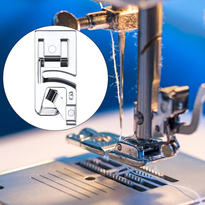 Upgrade Your Sewing Machine with this 3pcs Rolled Hem Presser Foot Set - Compatible with Singer, Brother, Babylock & More!