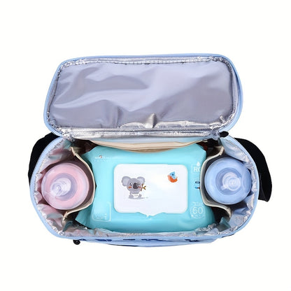 Stroller Organizer Water Proof, Universal Baby Stroller Bag Multifunction Stroller Accessories Shoulder Bags Mommy Bag Tote Bag For Bottles , Cups, Tissues, Diapers And Cell Phones