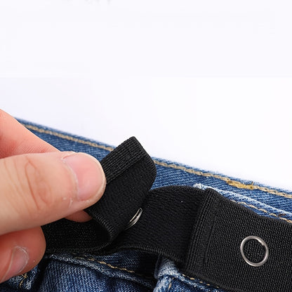 1pc Waist Elastic Band, Adjustable Waist Extender Buckle, Polyester Waist Belt