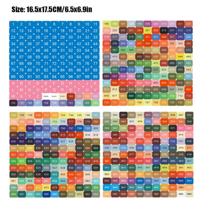 447 Colorful Diamond Painting Sticker Kit - Perfect for Cross Stitch and Mosaic Crafts!