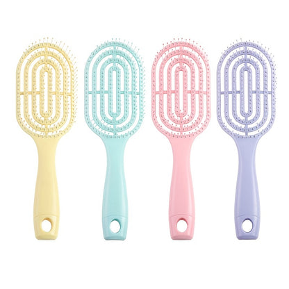 Womens Hair Brush Set: Detangling Brush for Curly & Straight Hair, Wet or Dry Use!