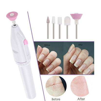 5-in-1 Electric Nail File Set for Professional Manicure and Pedicure Grooming