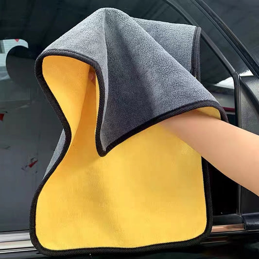 3pcs Super Absorbent Microfiber Car Wash Towels - Perfect for Interior Cleaning!