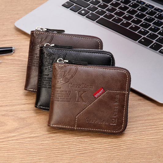 Stylish and Durable Men's Leather Wallet for Business and Travel