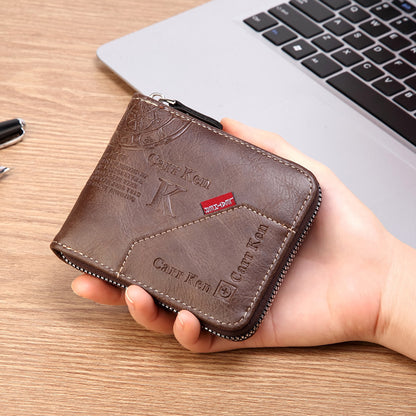 Stylish and Durable Men's Leather Wallet for Business and Travel