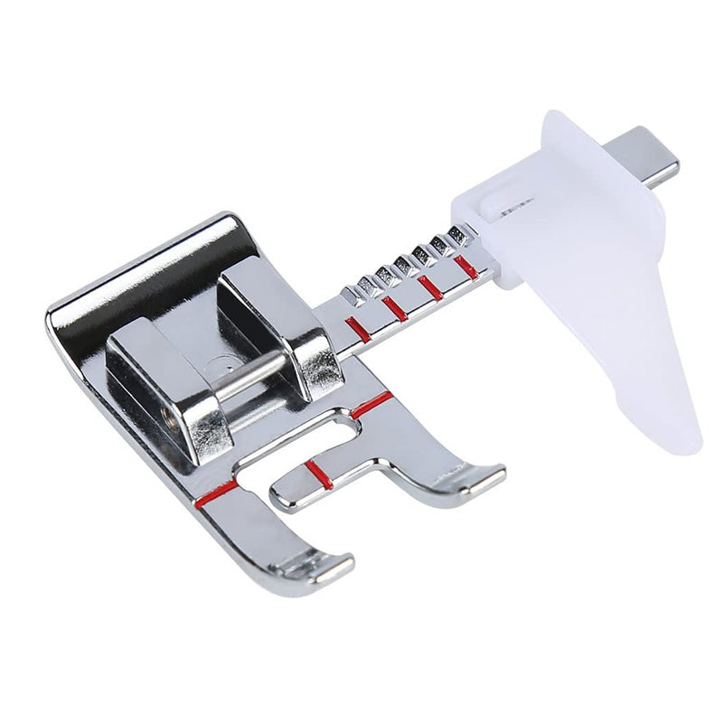 Upgrade Your Sewing Machine with This Adjustable Guide Presser Foot - Perfect for All Low Shank Sewing Machines!