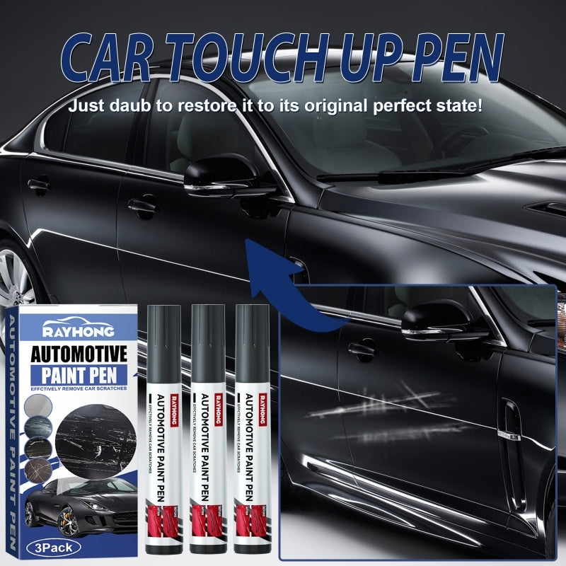 3PCS Car Touchup Pens: Restore Your Vehicle's Paint & Repair Scratches Instantly!