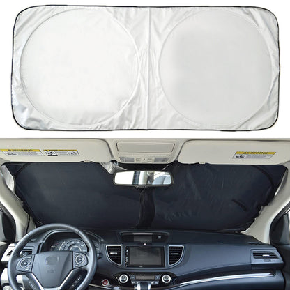 Upgrade Your Car with a Stylish Window Sunshade Cover - UV Protection & Folding Auto Curtains