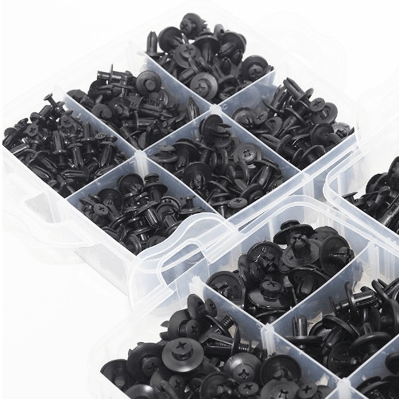 620Pcs Car Retainer Clips Kit - 16 Most Popular Sizes Auto Push Pin Rivets Set For Toyota Ford Honda Acura