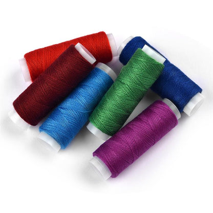 24pcs DIY Sewing Thread Set - Mixed Colors & Polyester Thread for Creative Projects!