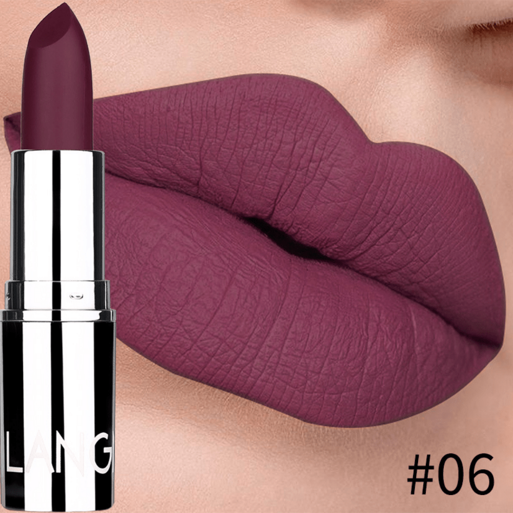 8 colors Moisturizing Matte Lipstick - Waterproof, Velvet Finish, Non-Stick Cup, Long-Lasting Makeup