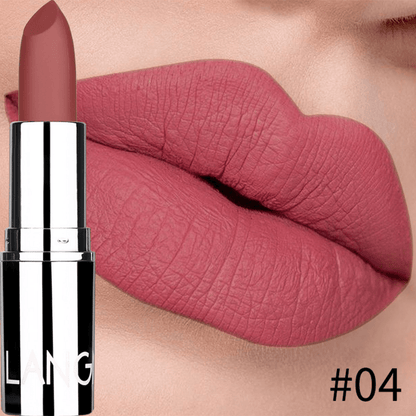 8 colors Moisturizing Matte Lipstick - Waterproof, Velvet Finish, Non-Stick Cup, Long-Lasting Makeup