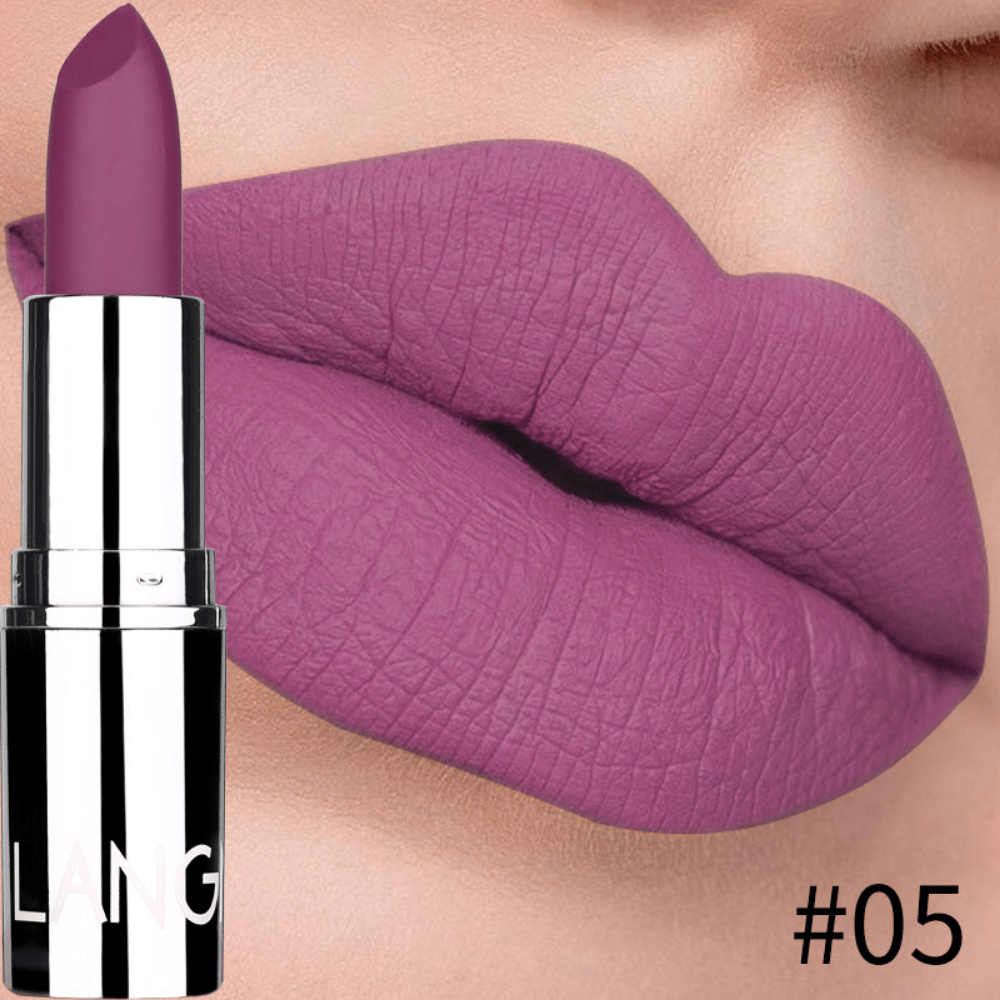 8 colors Moisturizing Matte Lipstick - Waterproof, Velvet Finish, Non-Stick Cup, Long-Lasting Makeup