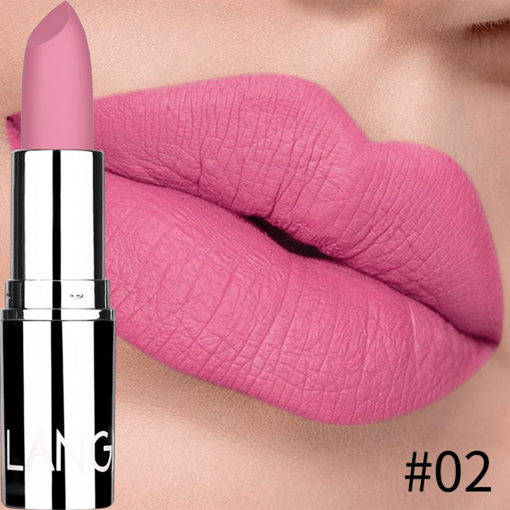 8 colors Moisturizing Matte Lipstick - Waterproof, Velvet Finish, Non-Stick Cup, Long-Lasting Makeup