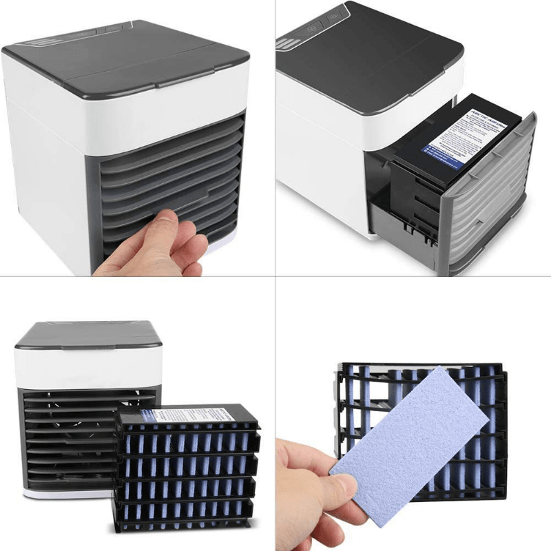 2nd Generation Mini Cooler: Portable Small Air Conditioner Fan for Dormitory, Office, Household & More - Multifunctional Cooling Fan for Anywhere!