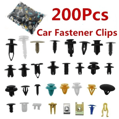 50/100/200Pcs/Set Universal Plastic Clips For Car Fender Bumper Door Car Interior Hole Lining Panel Retainer Push Clips