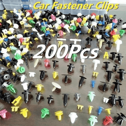 50/100/200Pcs/Set Universal Plastic Clips For Car Fender Bumper Door Car Interior Hole Lining Panel Retainer Push Clips