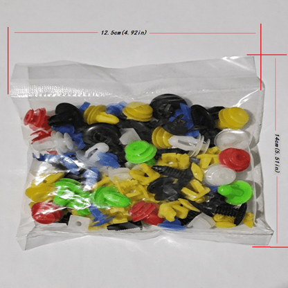 50/100/200Pcs/Set Universal Plastic Clips For Car Fender Bumper Door Car Interior Hole Lining Panel Retainer Push Clips