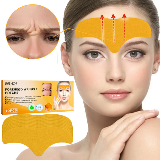 10pcs, Frontal Wrinkle Patch, Smoothes And Softens Forehead Wrinkles, Lifts And Tightens The Face