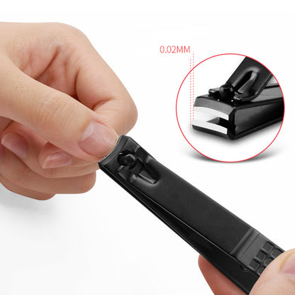 1PC Professional-Grade Stainless Steel Nail Clipper - High Quality Toe & Fingernail Trimmer Tool