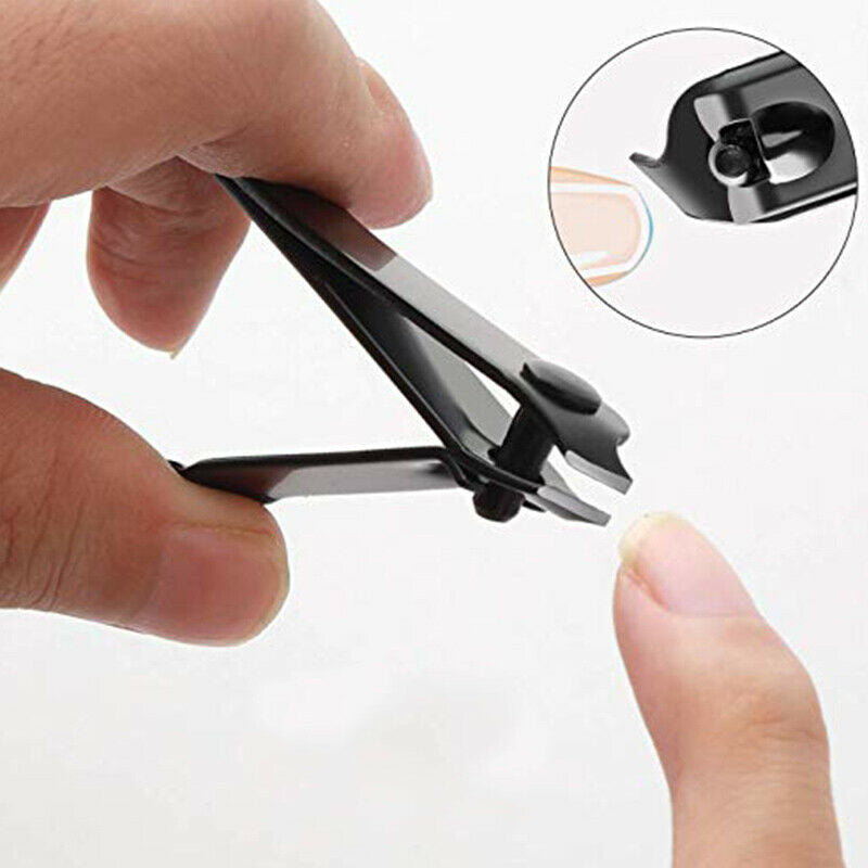 1PC Professional-Grade Stainless Steel Nail Clipper - High Quality Toe & Fingernail Trimmer Tool