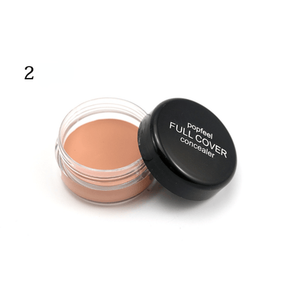 5 Colors Natural Concealer Cream, Shade Wrinkle Freckle Dark Circle Covering Eraser,  Waterproof Face Care Makeup Foundation ( 5 Colors )