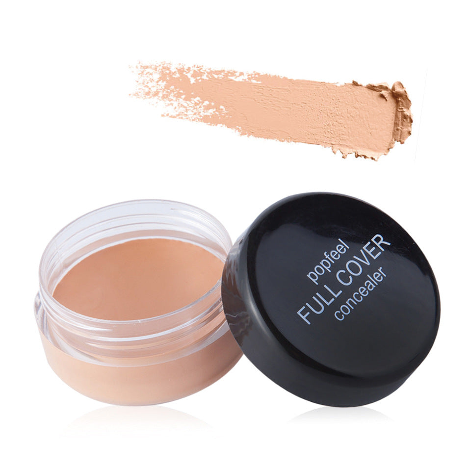 5 Colors Natural Concealer Cream, Shade Wrinkle Freckle Dark Circle Covering Eraser,  Waterproof Face Care Makeup Foundation ( 5 Colors )