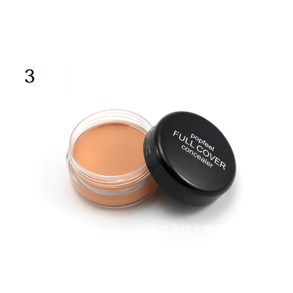 5 Colors Natural Concealer Cream, Shade Wrinkle Freckle Dark Circle Covering Eraser,  Waterproof Face Care Makeup Foundation ( 5 Colors )