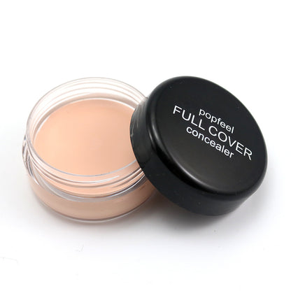 5 Colors Natural Concealer Cream, Shade Wrinkle Freckle Dark Circle Covering Eraser,  Waterproof Face Care Makeup Foundation ( 5 Colors )