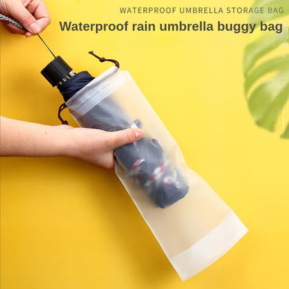 1 Pc Lightweight Drawstring Bag, Simple Waterproof Umbrella Pouch, Versatile Storage Bag