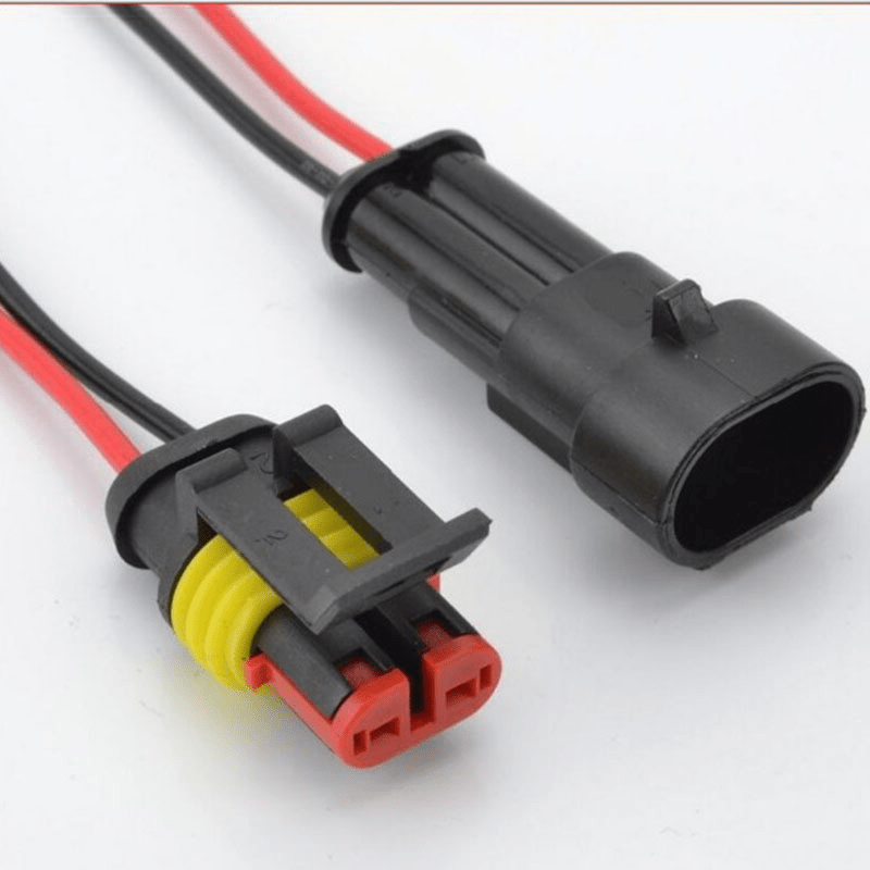 352pcs Waterproof HID Connectors - 1/2/3/4 Pin - Sealed Electrical Wire Plug for Car, Truck, and Harness - Durable and Reliable