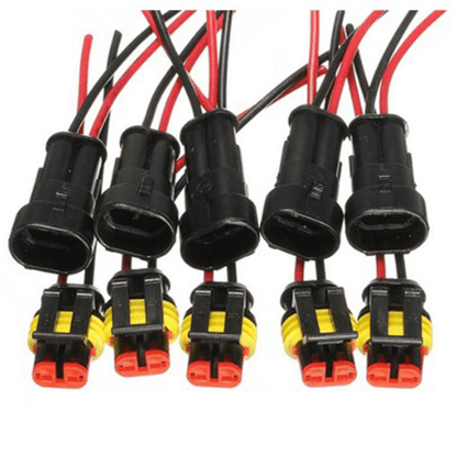 352pcs Waterproof HID Connectors - 1/2/3/4 Pin - Sealed Electrical Wire Plug for Car, Truck, and Harness - Durable and Reliable