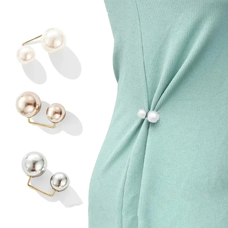 1pc Elegant Faux Pearl Waistband with Pin Buckle for Clothes, Skirts, and Pants