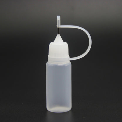 5pcs Transparent Squeeze Bottles with Needle Tip - Perfect for Paper Quilling Crafts!