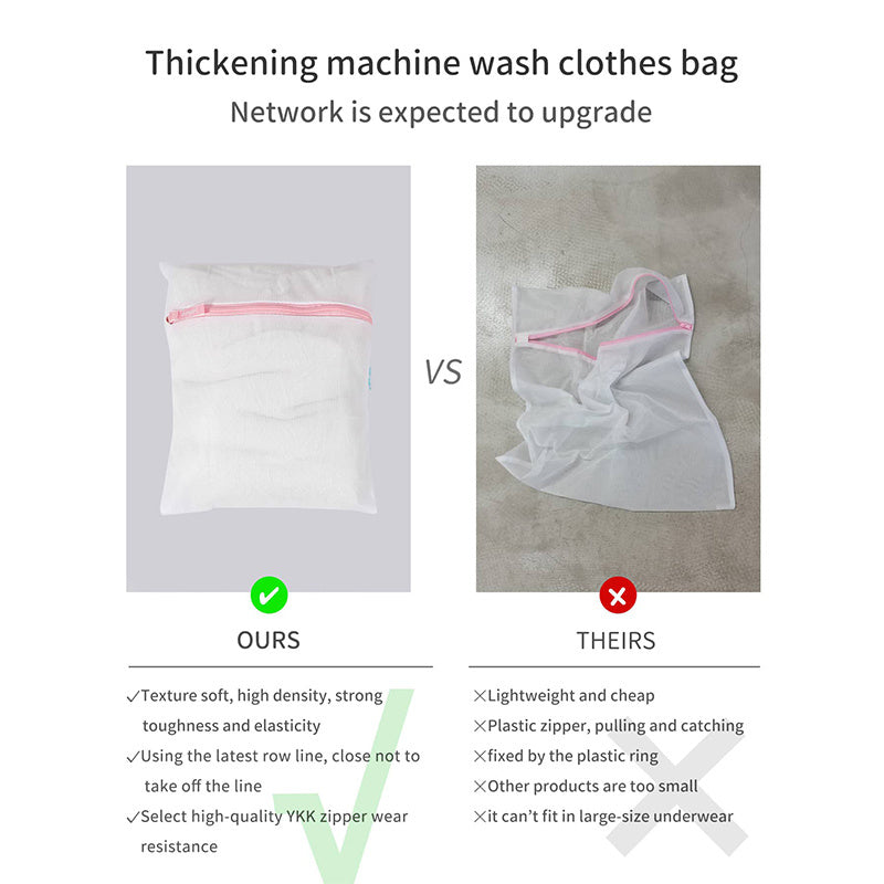 1pc Protect Your Delicates with our Durable Mesh Laundry Bag with Zipper Closure