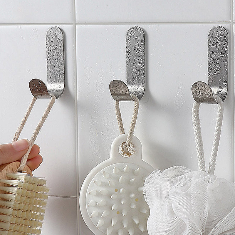 3pcs Adhesive J-Type Plastic Hooks - Perfect for Hanging Coats, Hats, and More in Your Home!