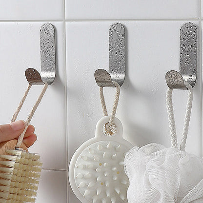 3pcs Adhesive J-Type Plastic Hooks - Perfect for Hanging Coats, Hats, and More in Your Home!