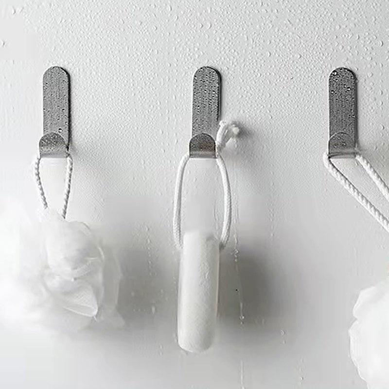 3pcs Adhesive J-Type Plastic Hooks - Perfect for Hanging Coats, Hats, and More in Your Home!