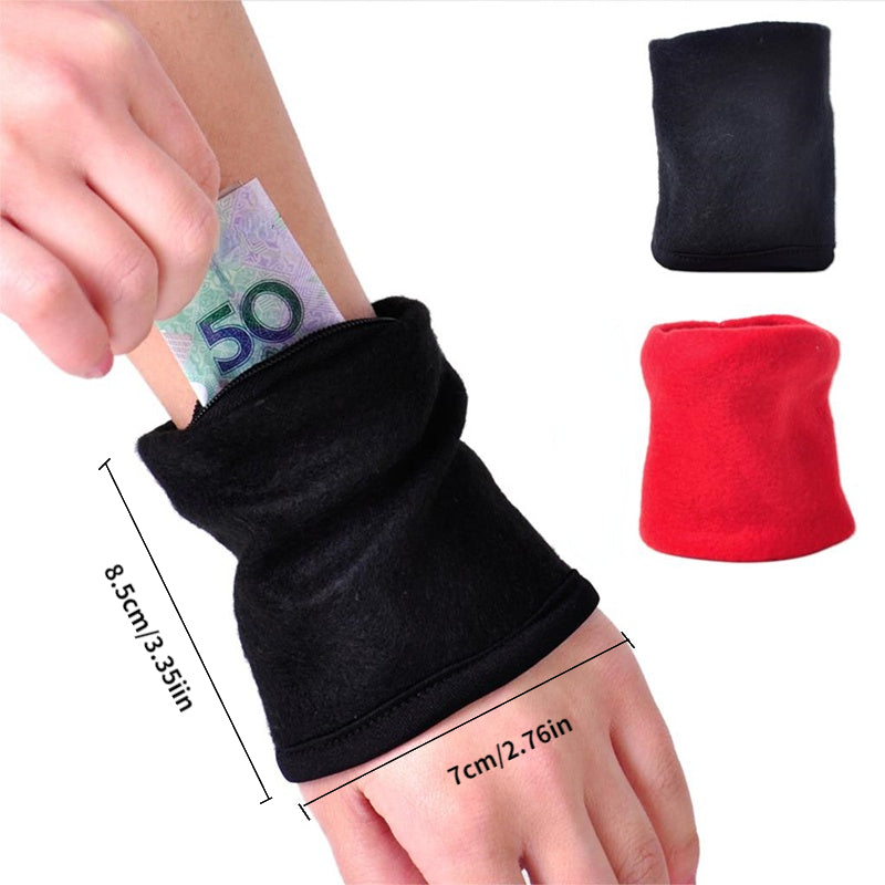 1PC Wrist Wallet Pouch Fleece Zipper Travel Gym Cycling Sport Wallet Hiking Accessiories High Quality Outdoor Camping Tool