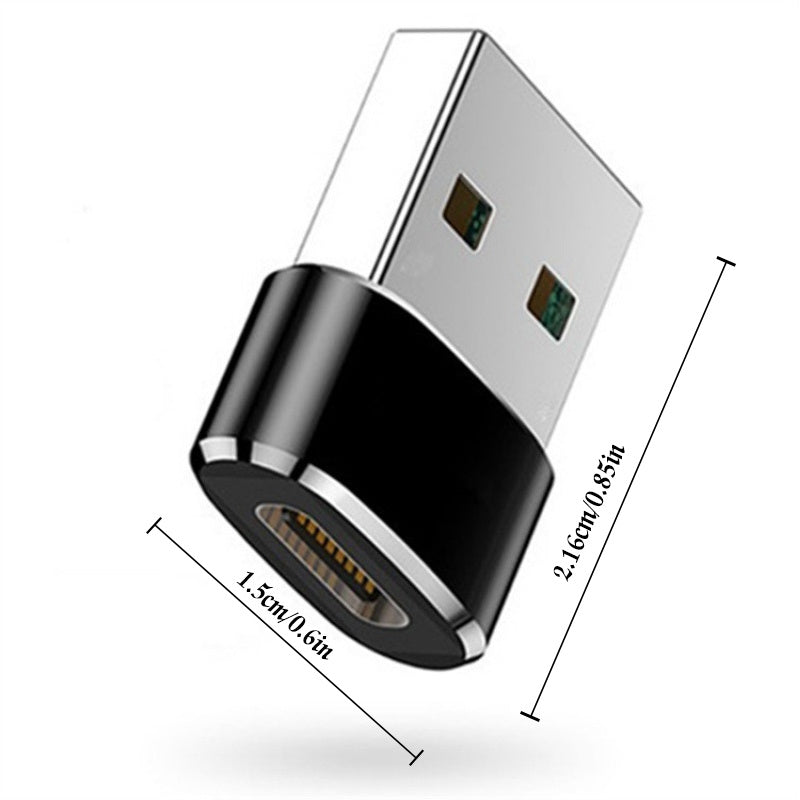 1pc USB-C to USB Adapter: Charge Your Apple Watch, iPhone, and Samsung Devices with Ease!