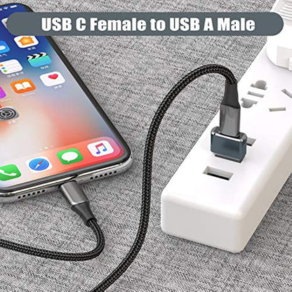 1pc USB-C to USB Adapter: Charge Your Apple Watch, iPhone, and Samsung Devices with Ease!