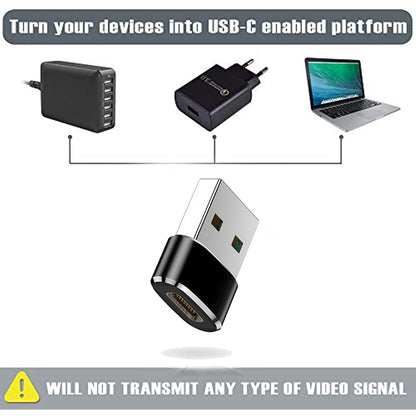 1pc USB-C to USB Adapter: Charge Your Apple Watch, iPhone, and Samsung Devices with Ease!