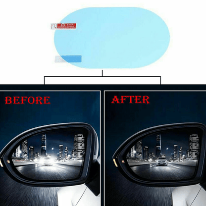 2pcs Car Rainproof Mirror Protectors: Keep Your Rearview Mirror Clear & Protected from Fog & Water!