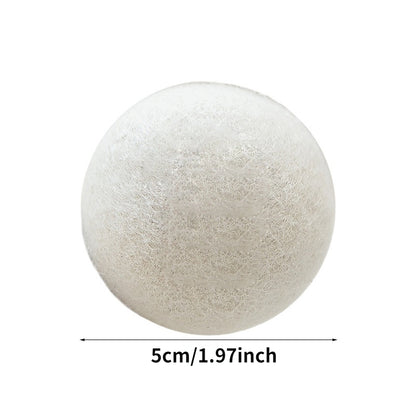 6 pièces nouveau Type de boule de laine de séchage 1.97 pouces Anti-enchevêtrement ménage séchage vêtements laveuse sécheuse boule spéciale boule de séchage 