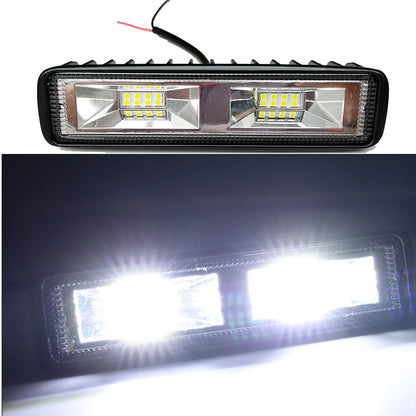 48W LED Work Light Spotlight - Perfect for Auto, Motorcycle, Truck, Boat, Tractor & Trailer - 12-24V for Offroad Working!