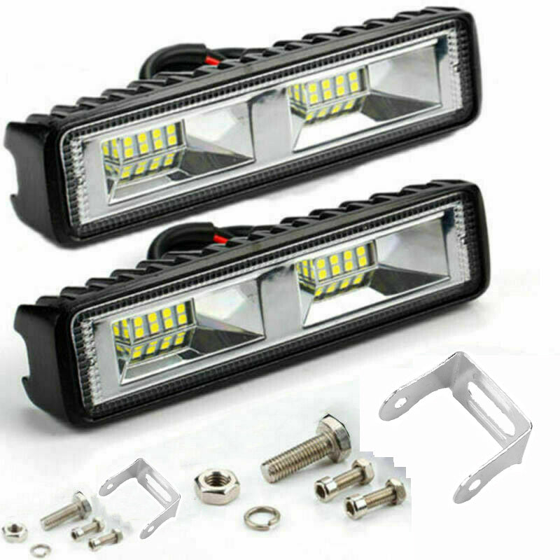 48W LED Work Light Spotlight - Perfect for Auto, Motorcycle, Truck, Boat, Tractor & Trailer - 12-24V for Offroad Working!