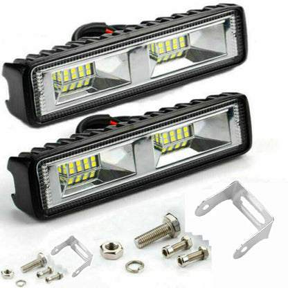 48W LED Work Light Spotlight - Perfect for Auto, Motorcycle, Truck, Boat, Tractor & Trailer - 12-24V for Offroad Working!