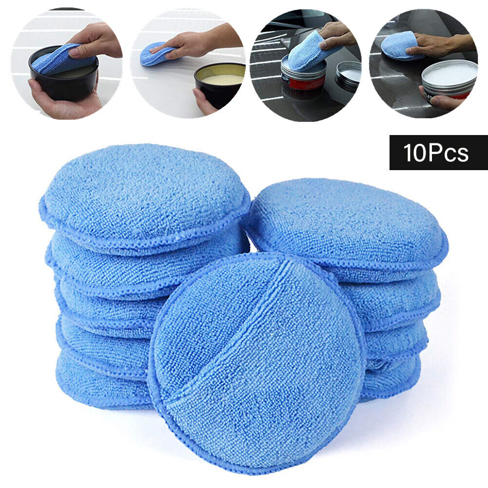 10pcs Ultra-Soft Microfiber Wax Towel: Get a Professional Shine on Your Car in Minutes!